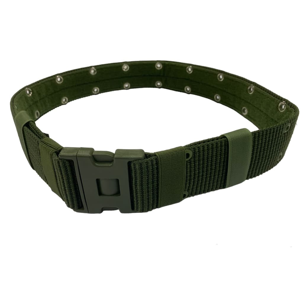 Cinto De Guarnição Tipo Na Verde Militar Stock
