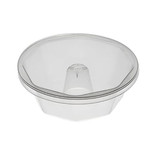 Forma para pudim Forneável 500ml com tampa > 06 unidades