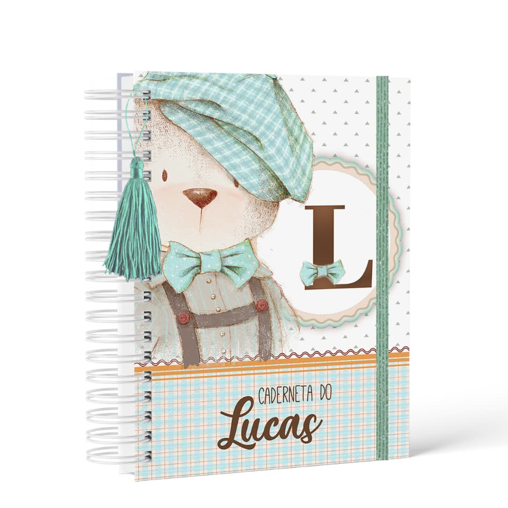 Caderneta de Saúde/Vacina - Capa Dura - Menino - Personalizada - Vários Temas