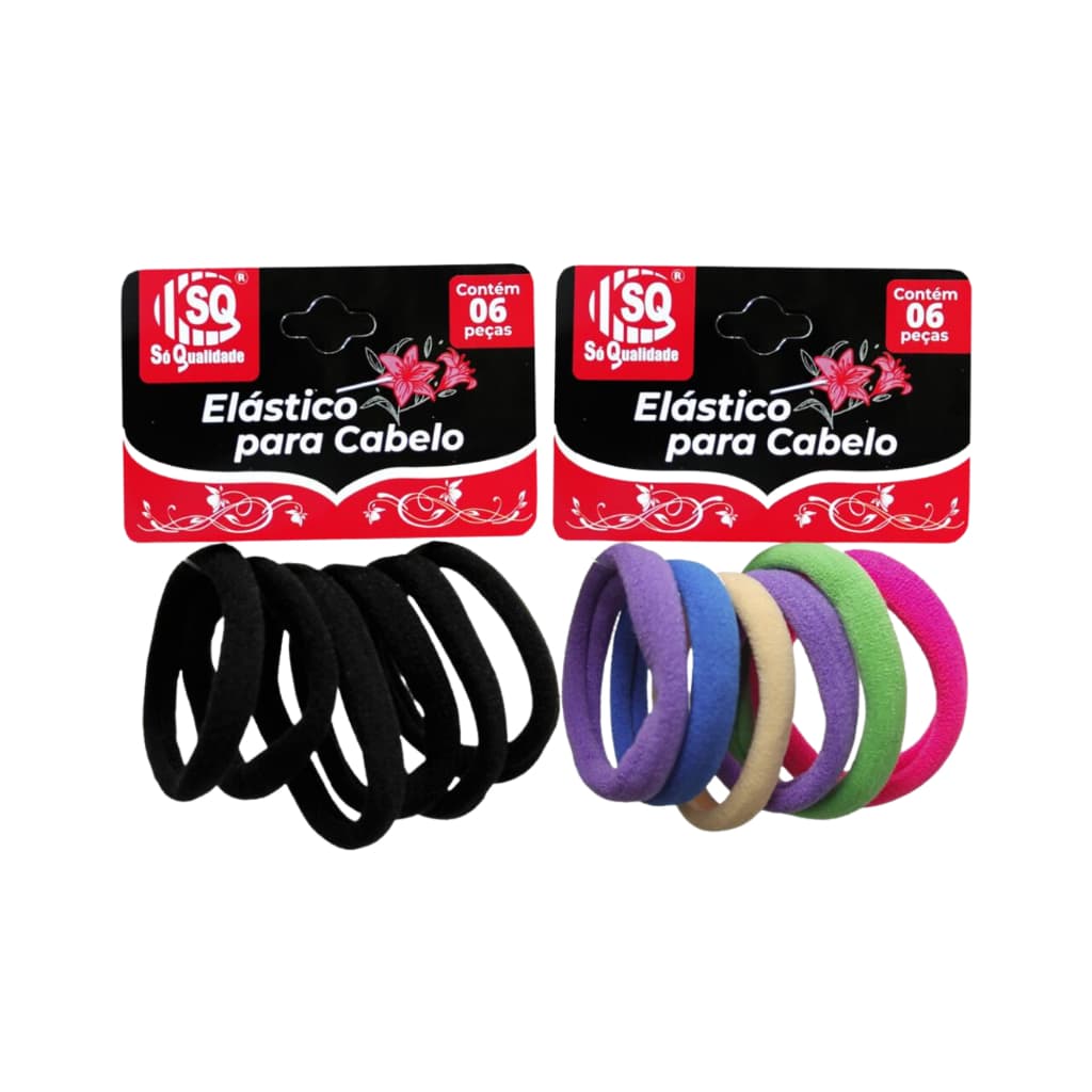 Xuxinha de cabelo elastico de para cabelo feminino rabicó para cabelo preto