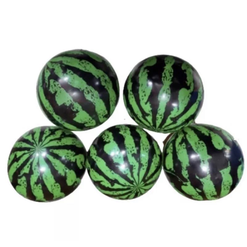 Kit 60 Bola Melancia Inflável Leve 002