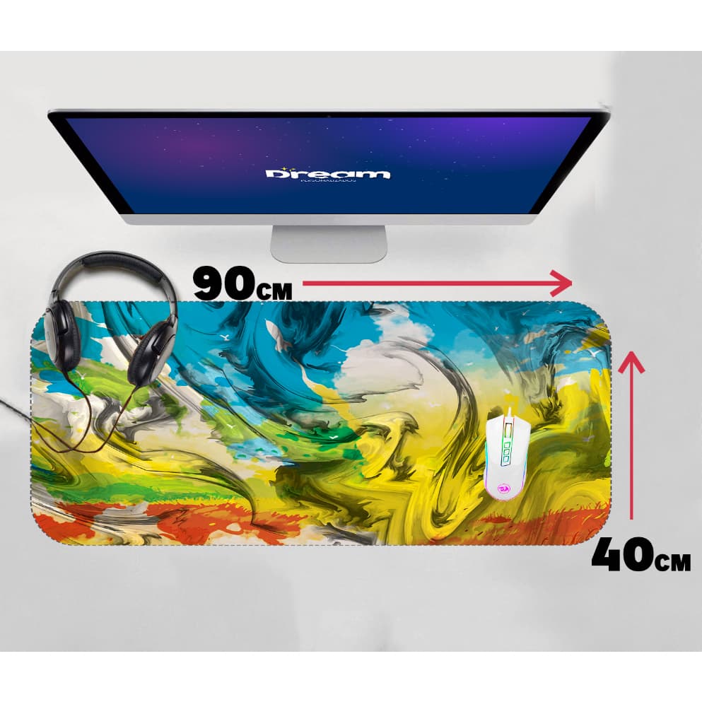 Mouse Pad Gamer Abstract Liquid Grande Extra Grande 90x40 70x30 60x40 Personalizado abstrato mousepad