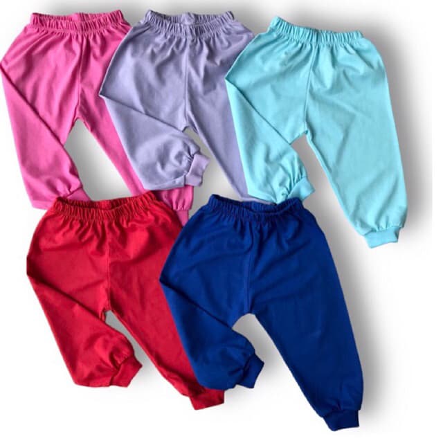 Calça infantil meia malha