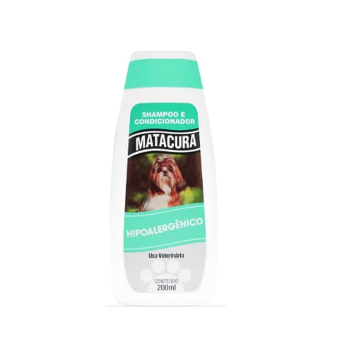 Shampoo e Condicionador Matacura Hipoalergênico Cães e Gatos 200ml