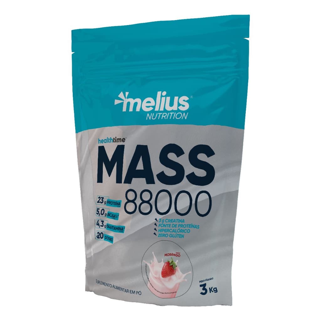 SUPLEMENTO EM PÓ MELIUS - MASS 88000 proteínas- Refil 3kg