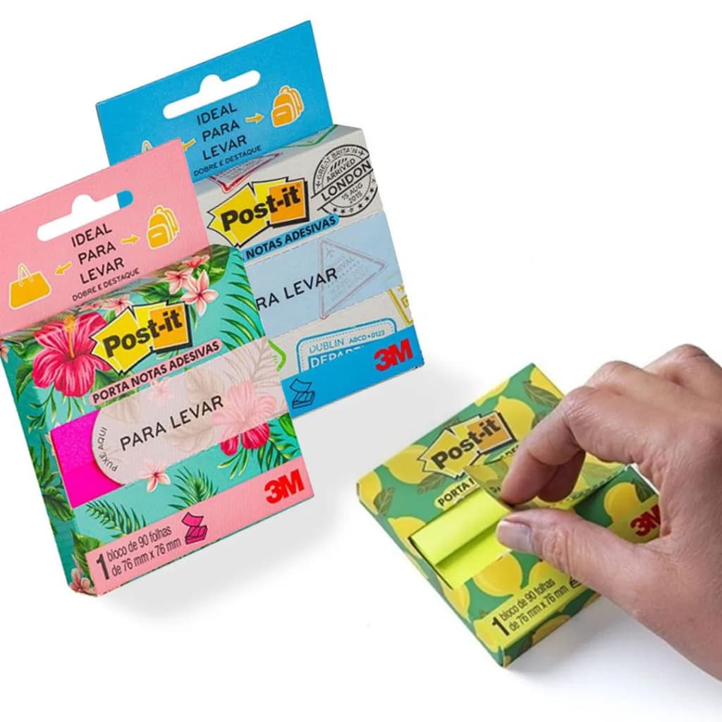 Bloco Adesivo Notas Para Levar - Post-It