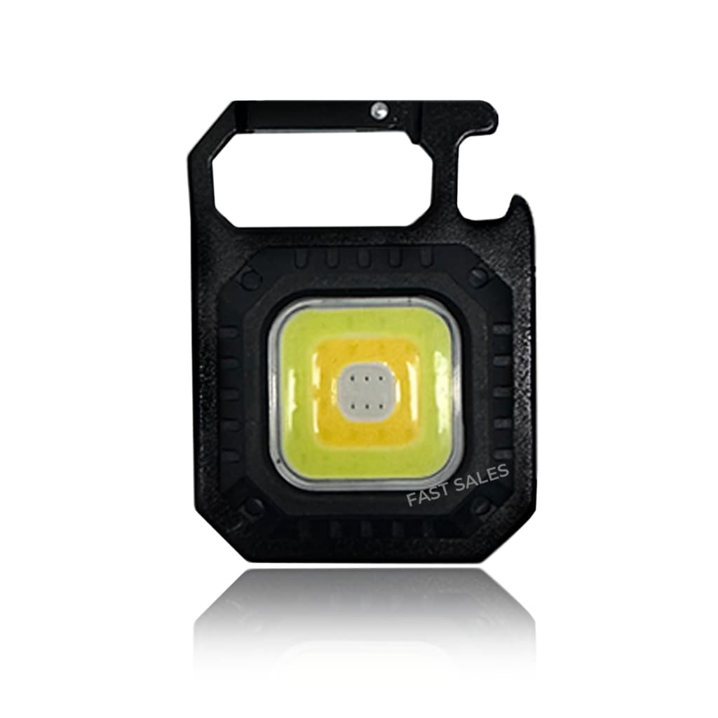 Mini Lanterna Led Chaveiro Multifuncional Recarregável Abridor de Garrafa