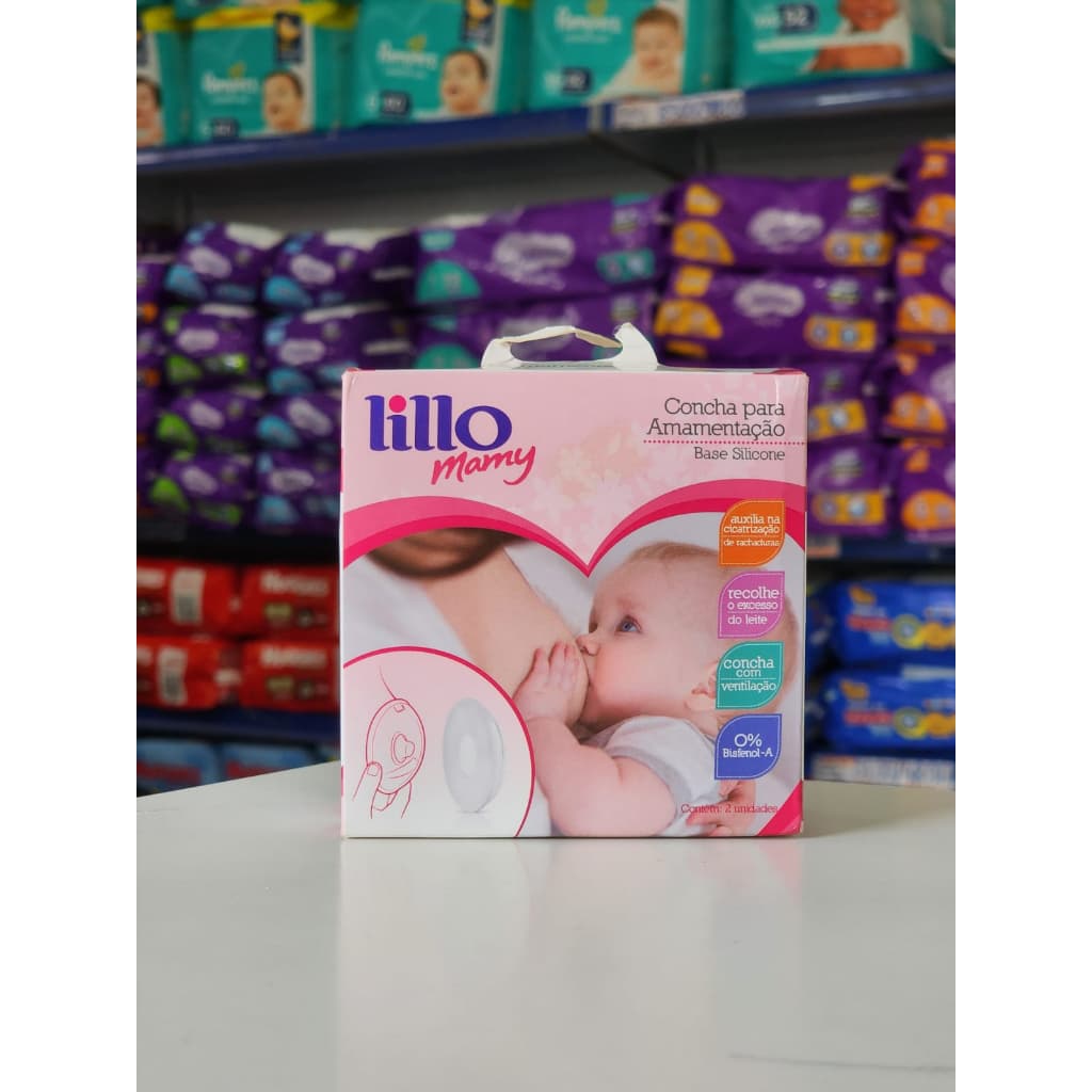 Conchas para amamentação Lillo, Kit c/2 unidades