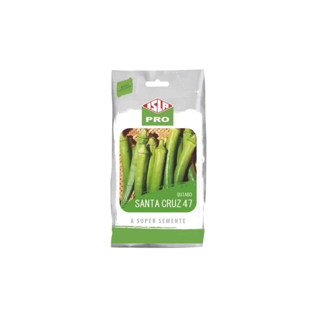 Semente Quiabo Santa Cruz P/ Plantio 100 gr - 1.500 Sementes (03898)