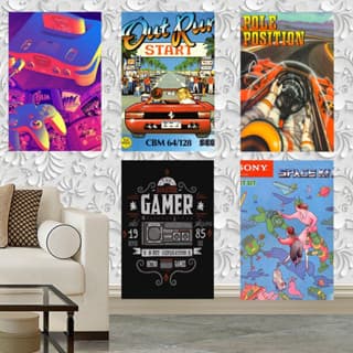 Quadros Decorativos Jogos Retro Games Gamer Mario Zelda Antigo Nintendo