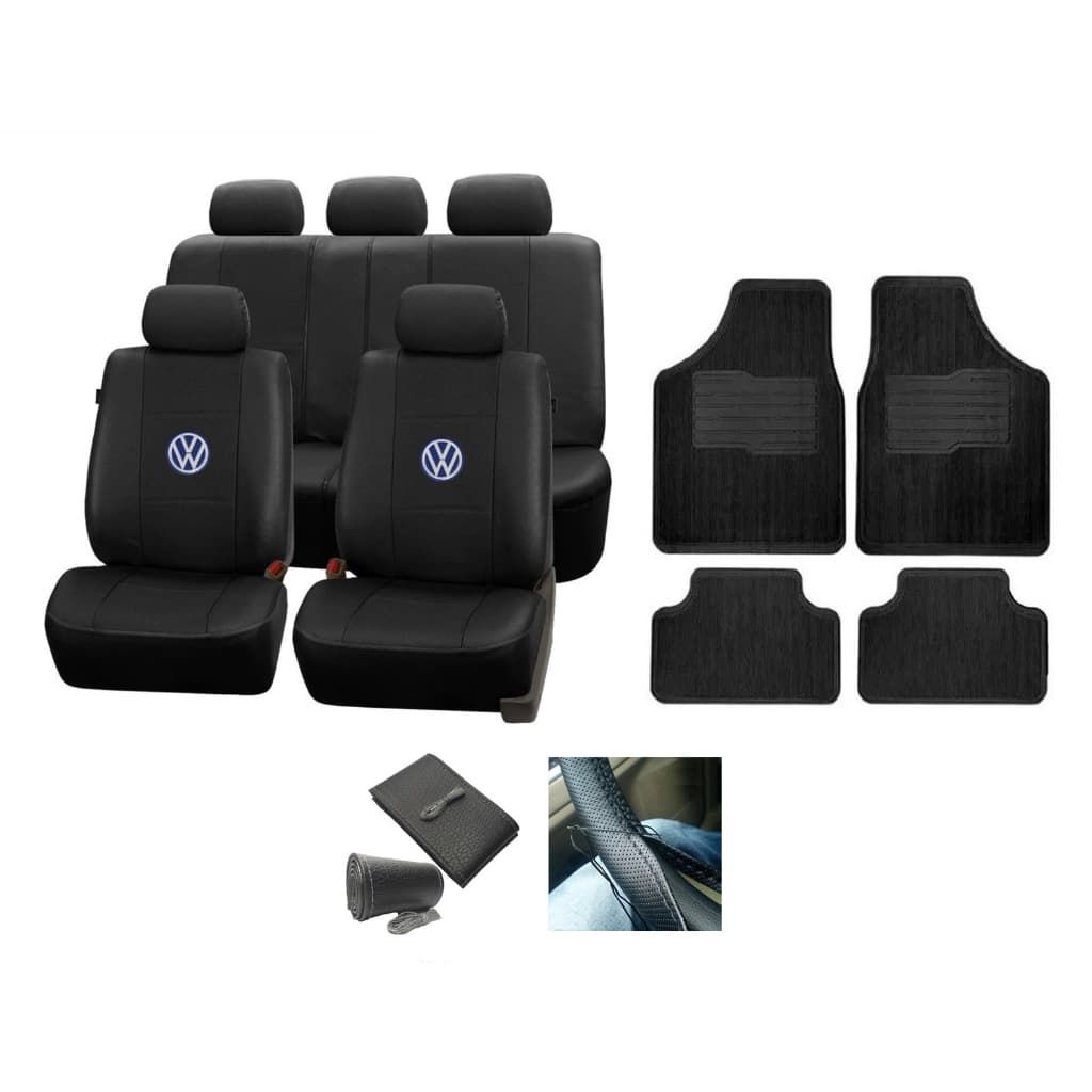 Kit Capa Banco Carro couro P/ Gol Voyage Parati  Golf Fox g1 g2 g3 g4 promoção!