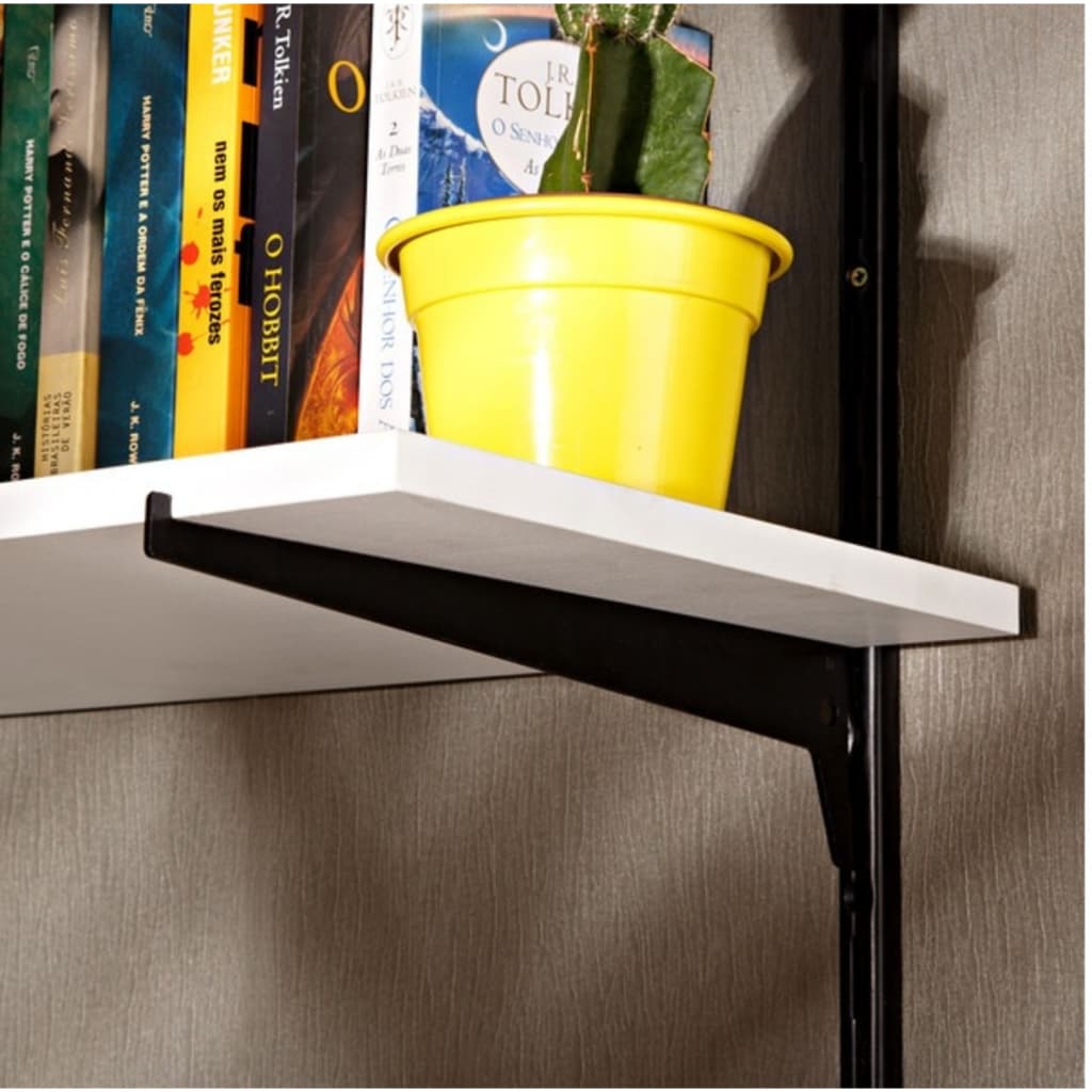 SS 25 Suporte Simples 25 cms profundidade suporte para cremalheira, suporte para trilho, mao francesa para closet, apoio trilho closet, gancho para trilho , ganxo prateleria area serviço