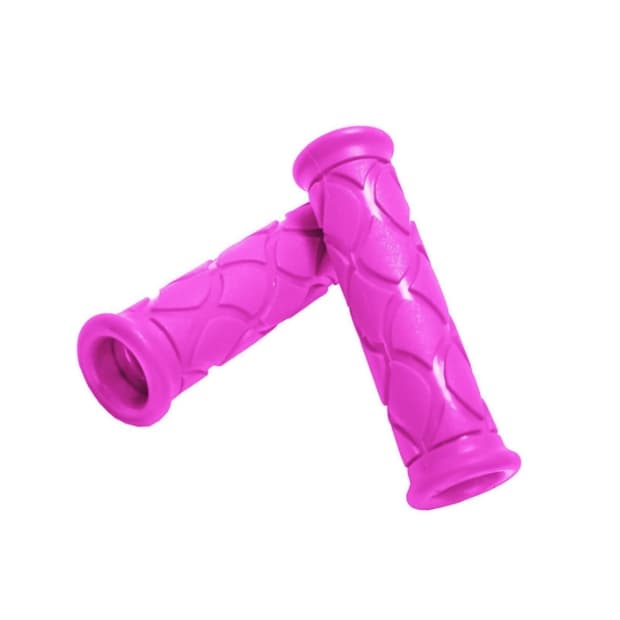 Par De Manopla Punho Wester Adventure S/ Anel Bicicleta Infantil Rosa