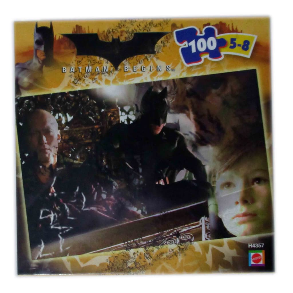 Quebra-Cabeça Puzzle Batman Begins - 100 Peças - 41,9x28,6 cm - Mattel (1)