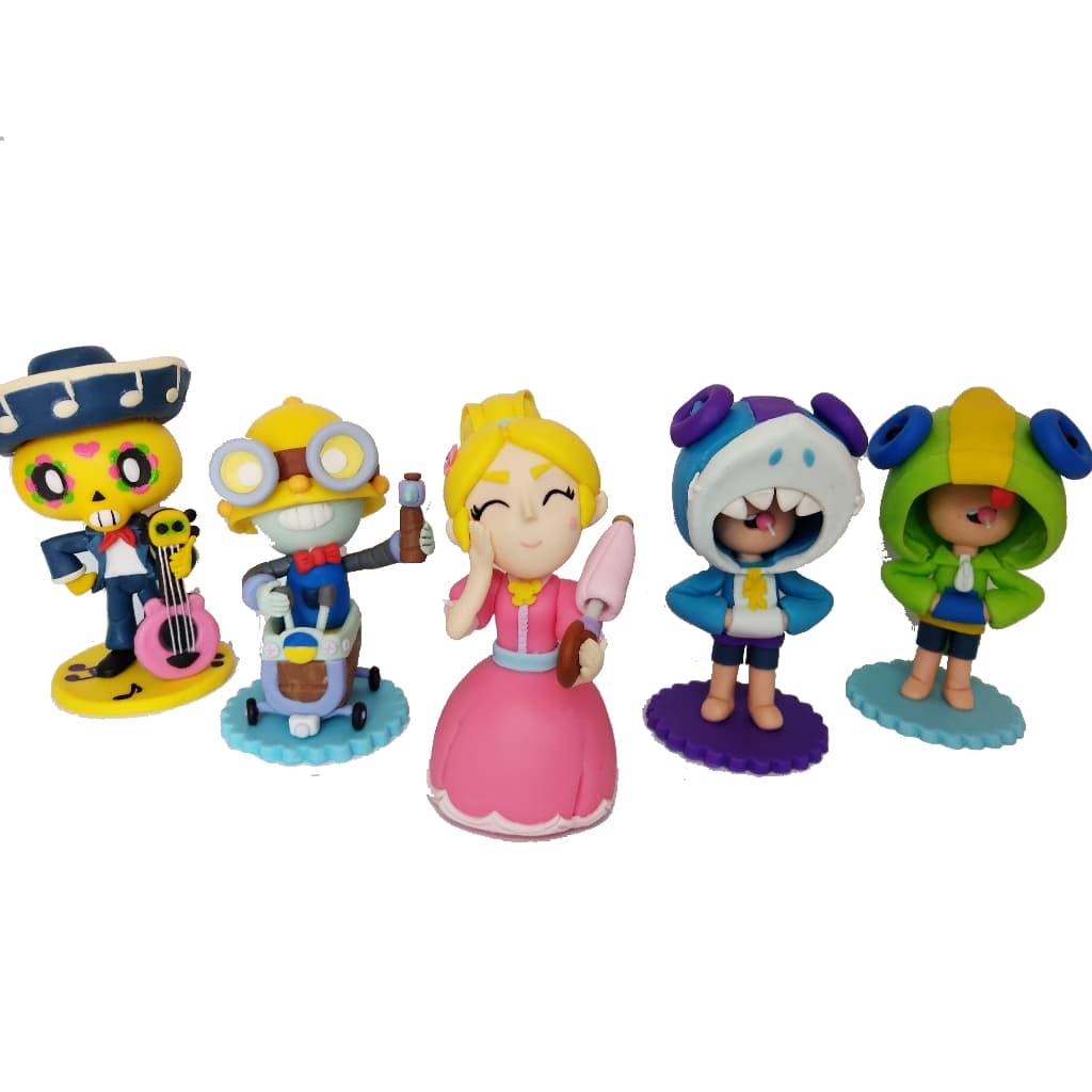 Boneco Personagem Jogo Brawl Stars Android Decoração Aniversário, Festa