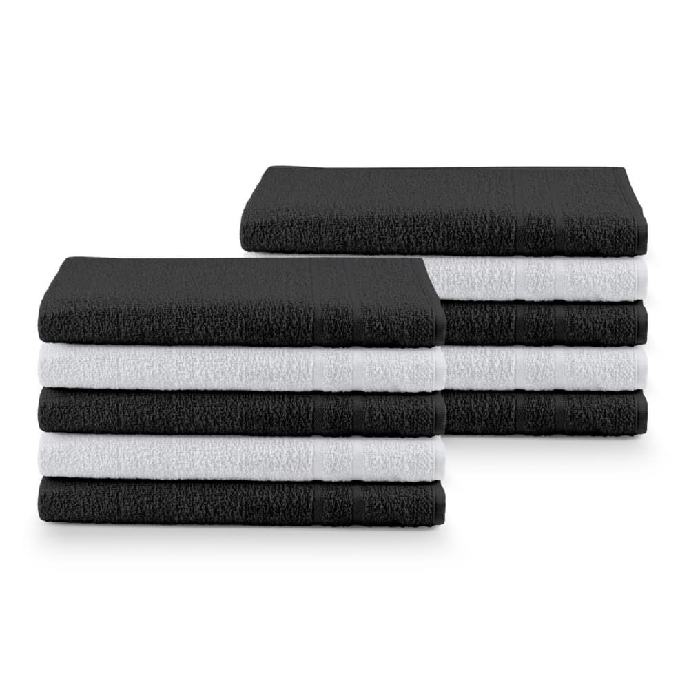 Toalha De Rosto para Salão Kit com 12 unidades Cor Branco