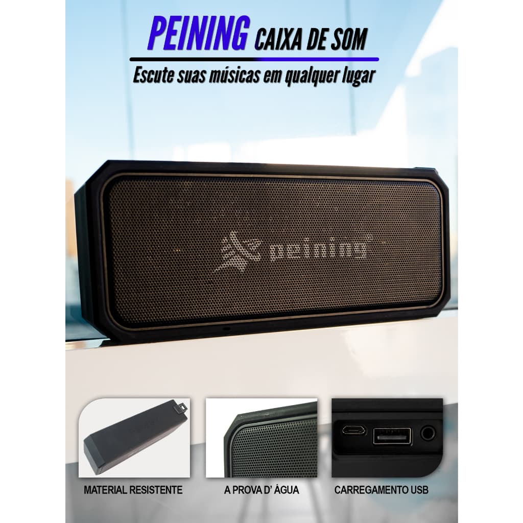 Caixa de som resistente a queda Prova D'água