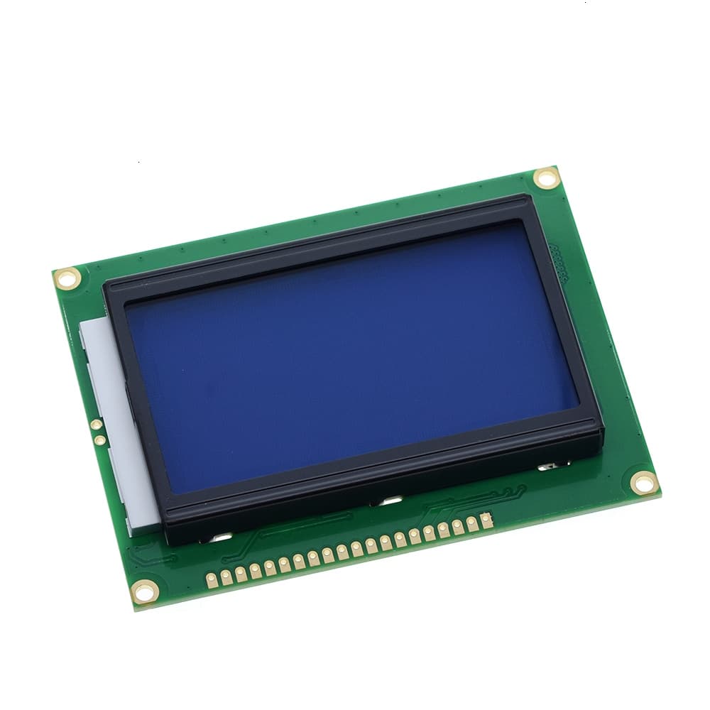 Display Lcd Gráfico 12864 128x64 Backlight Azul
