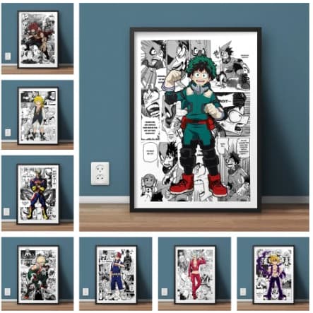 Quadro Decorativo anime mangá Luffy one piece