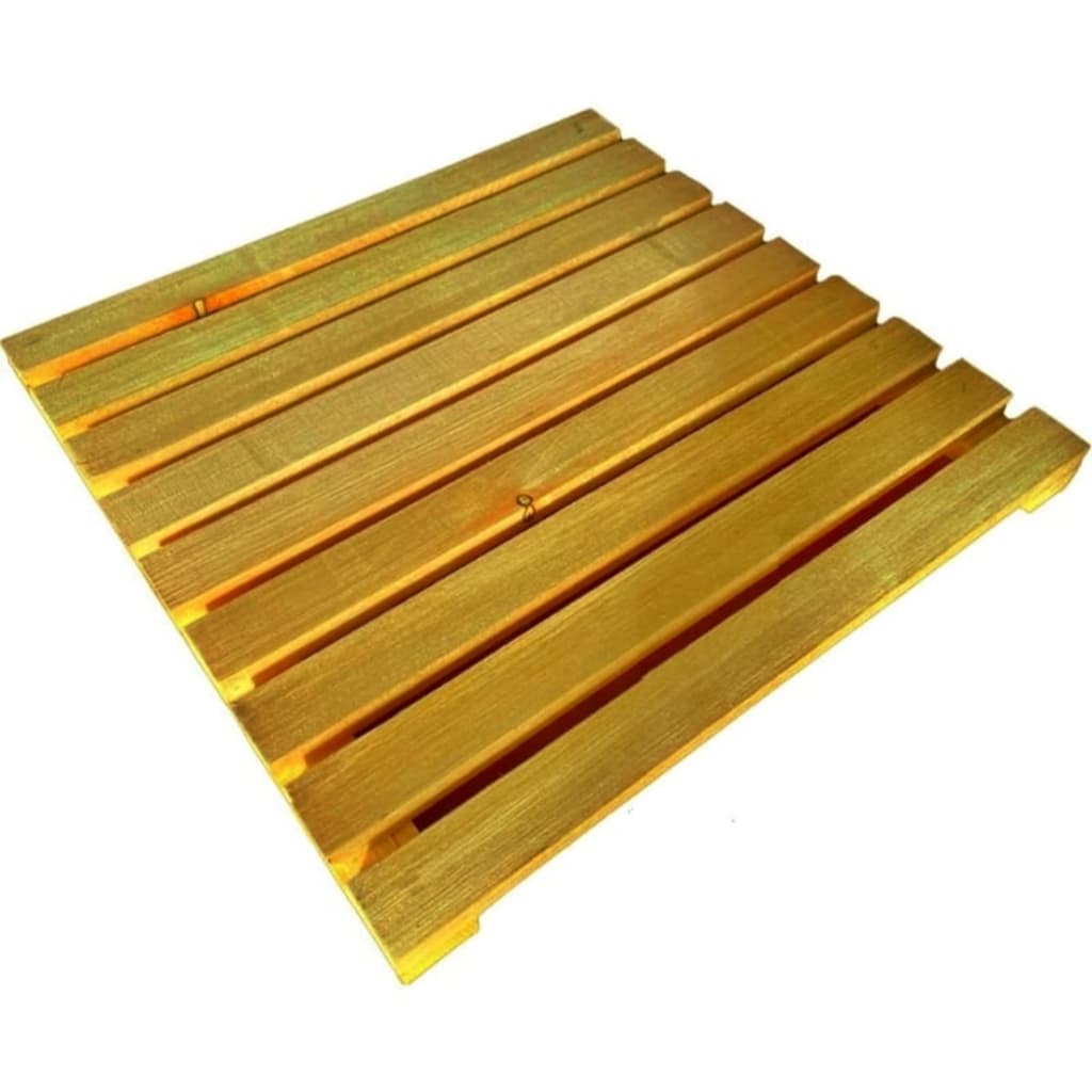 / Art & Lar / Kit 4 Deck de Madeira 50x50 Jardim Casa Decoração Piso