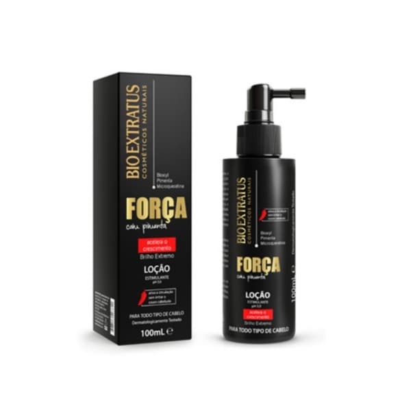 Loção Capilar Força com Pimenta Bio Extratus/Tônico Fortalecedor/Antiqueda e Auxilia no Crescimento