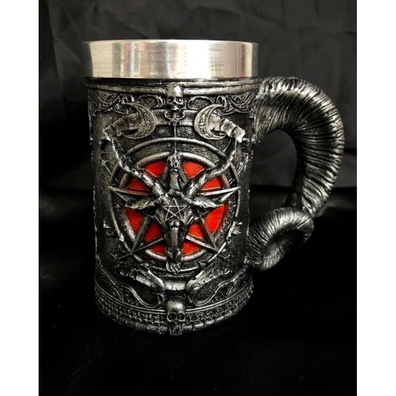Caneca/Copo Baphomet 3D Resina