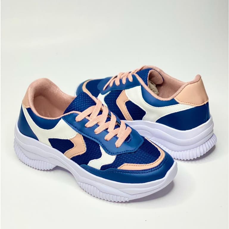 Tênis Plataforma Feminino Moda Blogueira Estiloso Casual