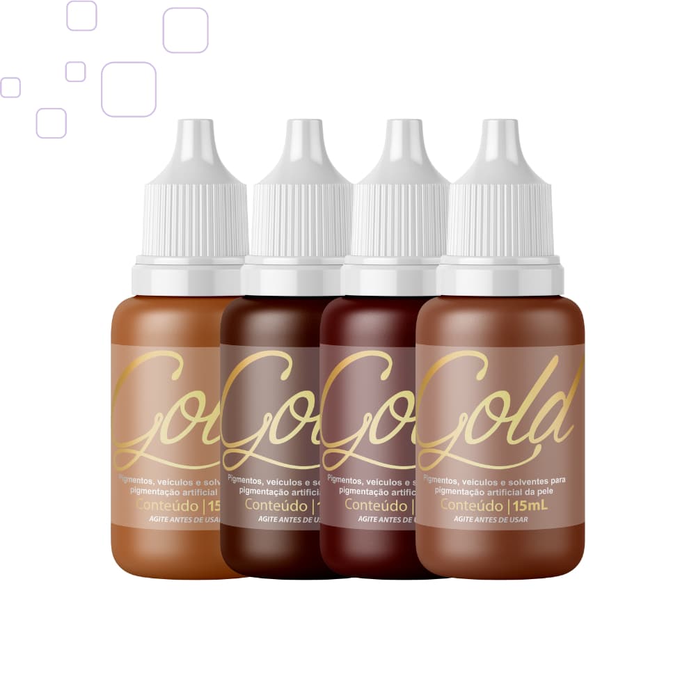 Pigmentos Mag Color Gold 15ml para micropigmentação Escolha sua cor