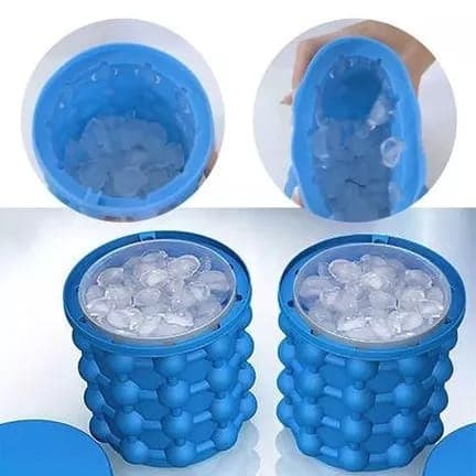 Mini balde de Gelo em Silicone Ice Cube Maker Genie