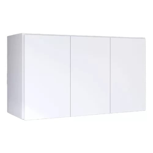 Armário de Parede Organizador Multiuso 3 Portas Branco