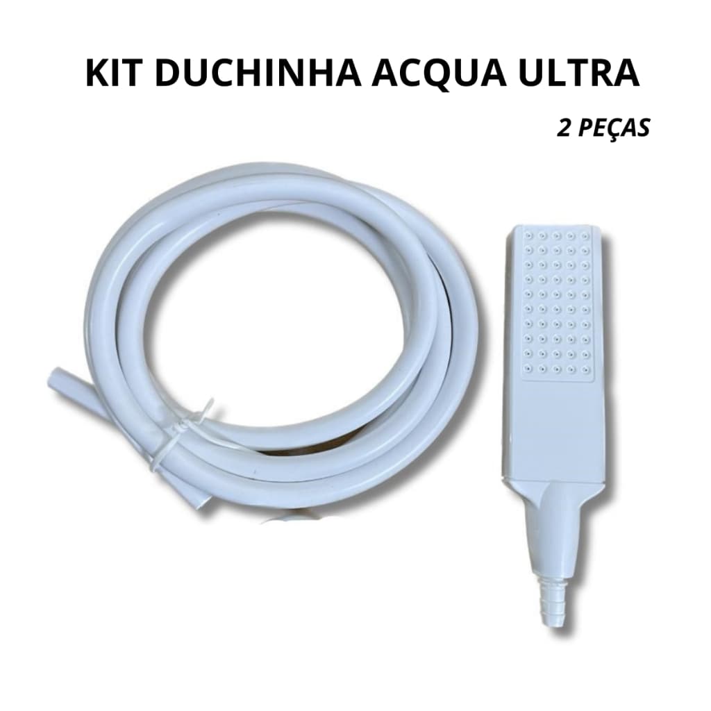 Kit Chuveirinho Ducha Branca Para Chuveiros Acqua Lorenzetti