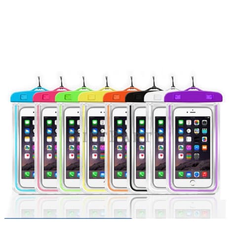 Capa Celular Bolsa Case Estanque A Prova D'água Transparente Universal Praia Piscina Viajar + Oferta