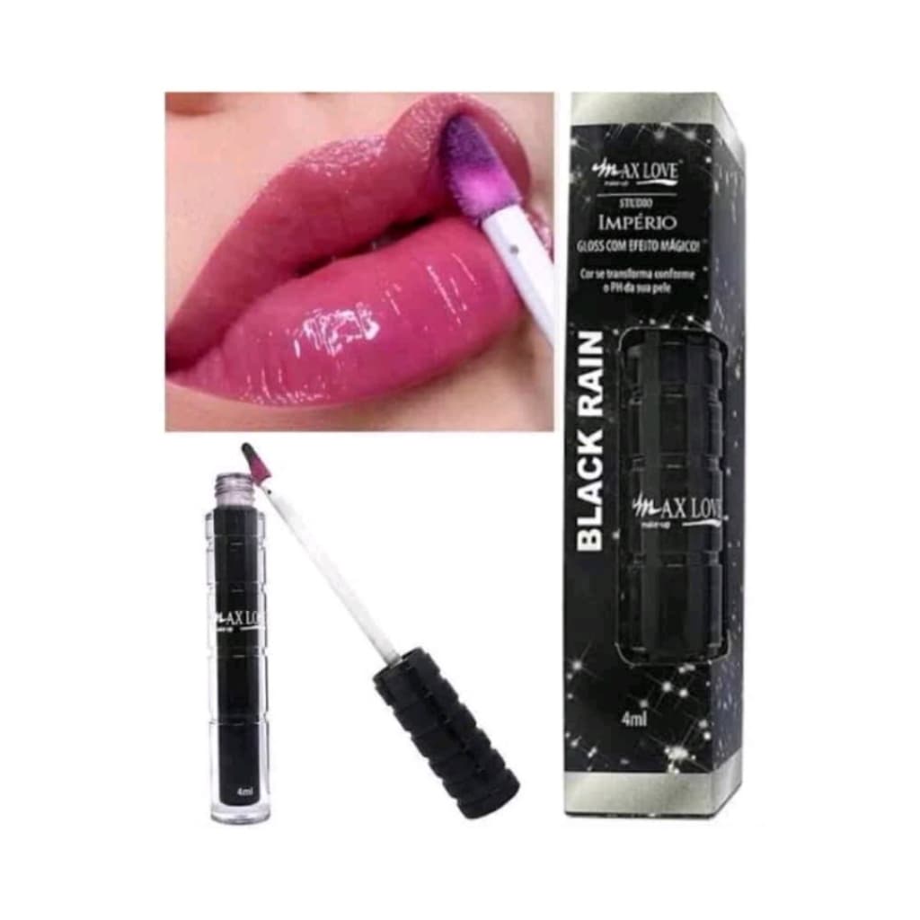 Gloss Labial Black Rain Efeito Mágico Max Love