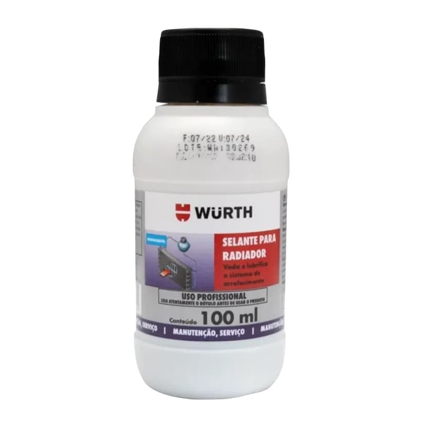 Veda Radiador liquido Selante Radiador Biodegradável 100ml Wurth
