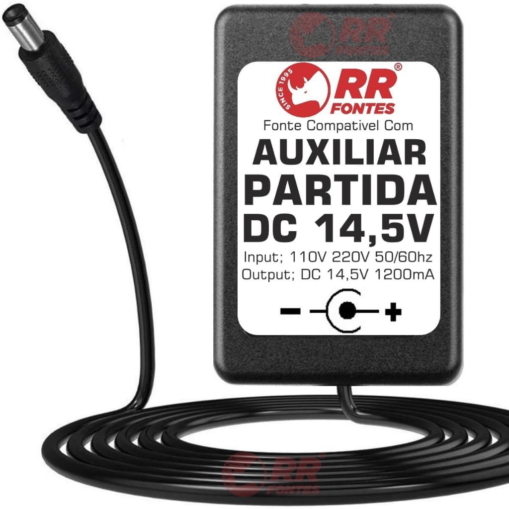 Fonte Carregador DC 14,5V Para Auxiliar De Partida