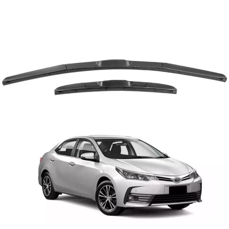 Par De Palhetas Hibrida Corolla Limpador Parabrisa  2014 até 2023