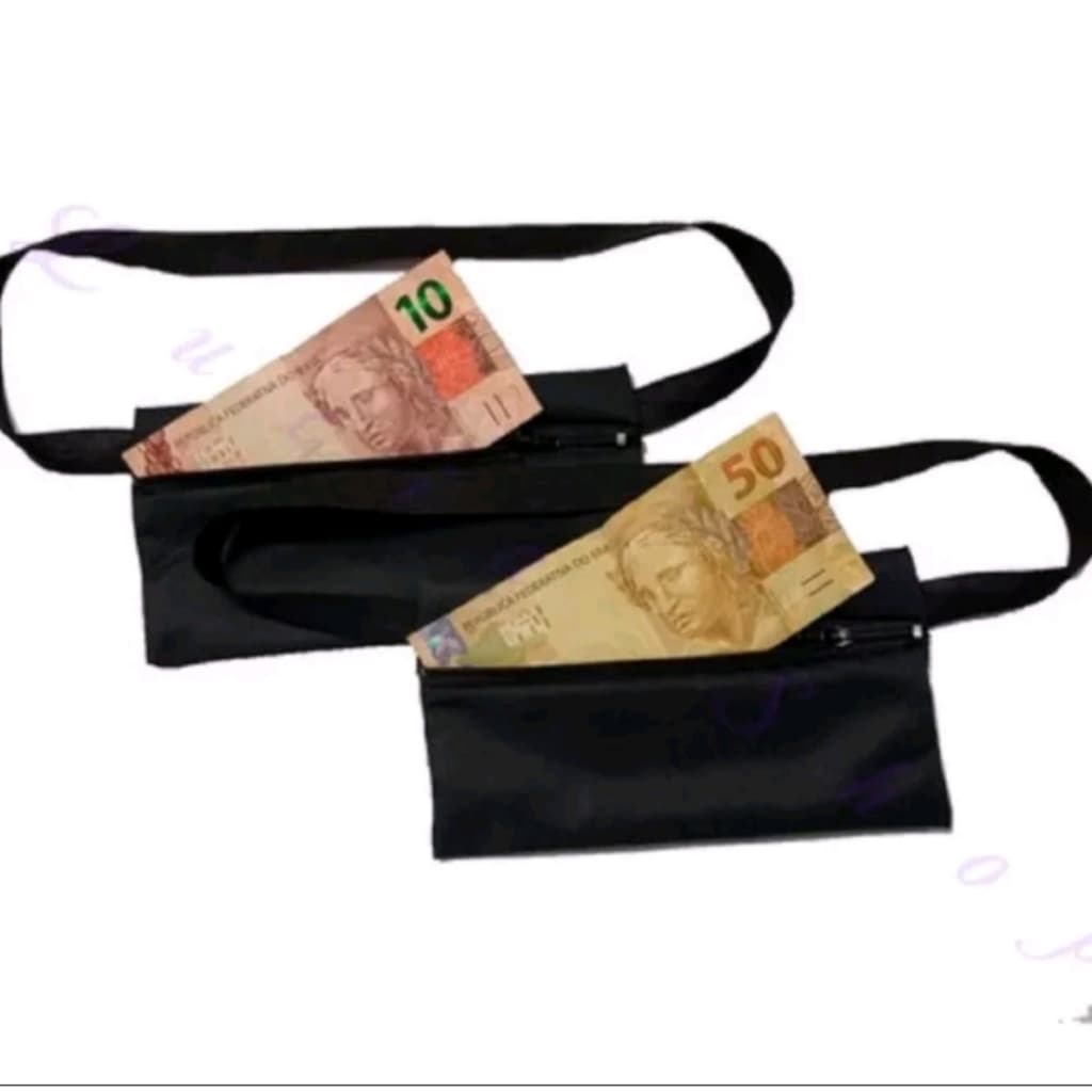 Pochete Porta Dolar Doleira Anti-furto Cinto, Documento Celular Incrível Anti-furto Passaporte.