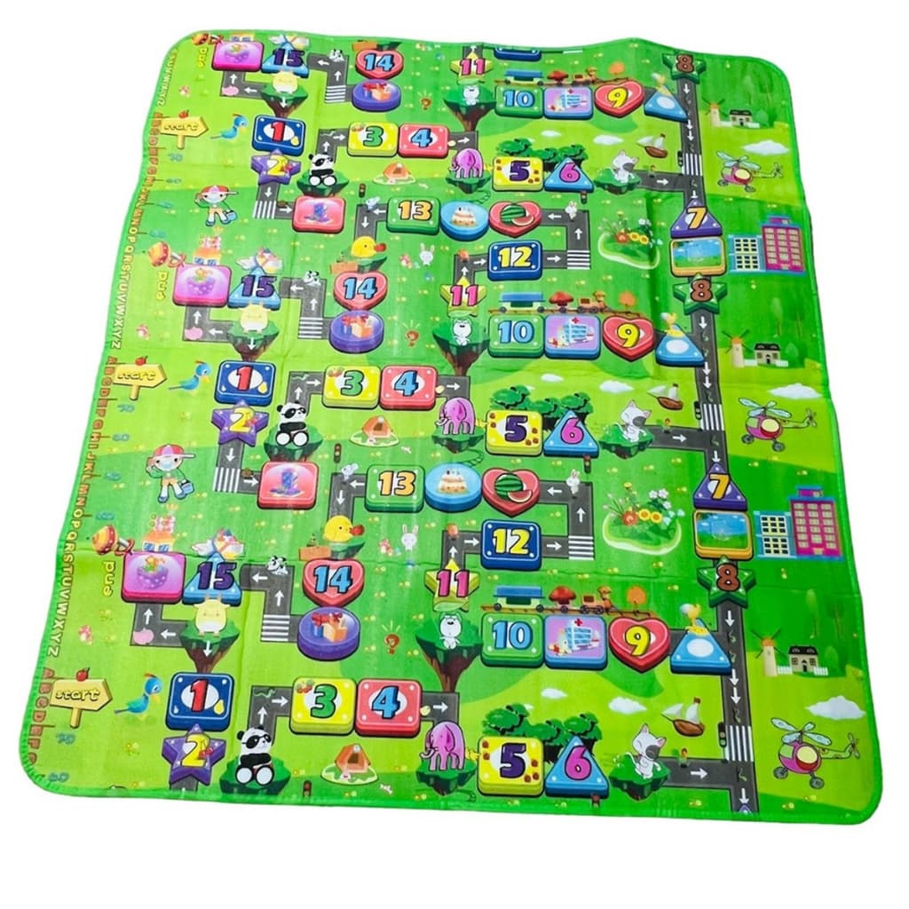Tapete Infantil Gigante 90 X 120 CM OU 180 x 200 CM Atividades Educativo Tapete Dois Lados