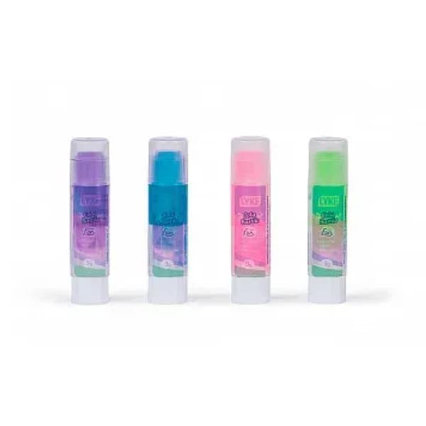 Cola Bastão 9g Tons Pastéis - Lyke -  Cola Perfumada Bastão Colorida -  04 cores - Unidade
