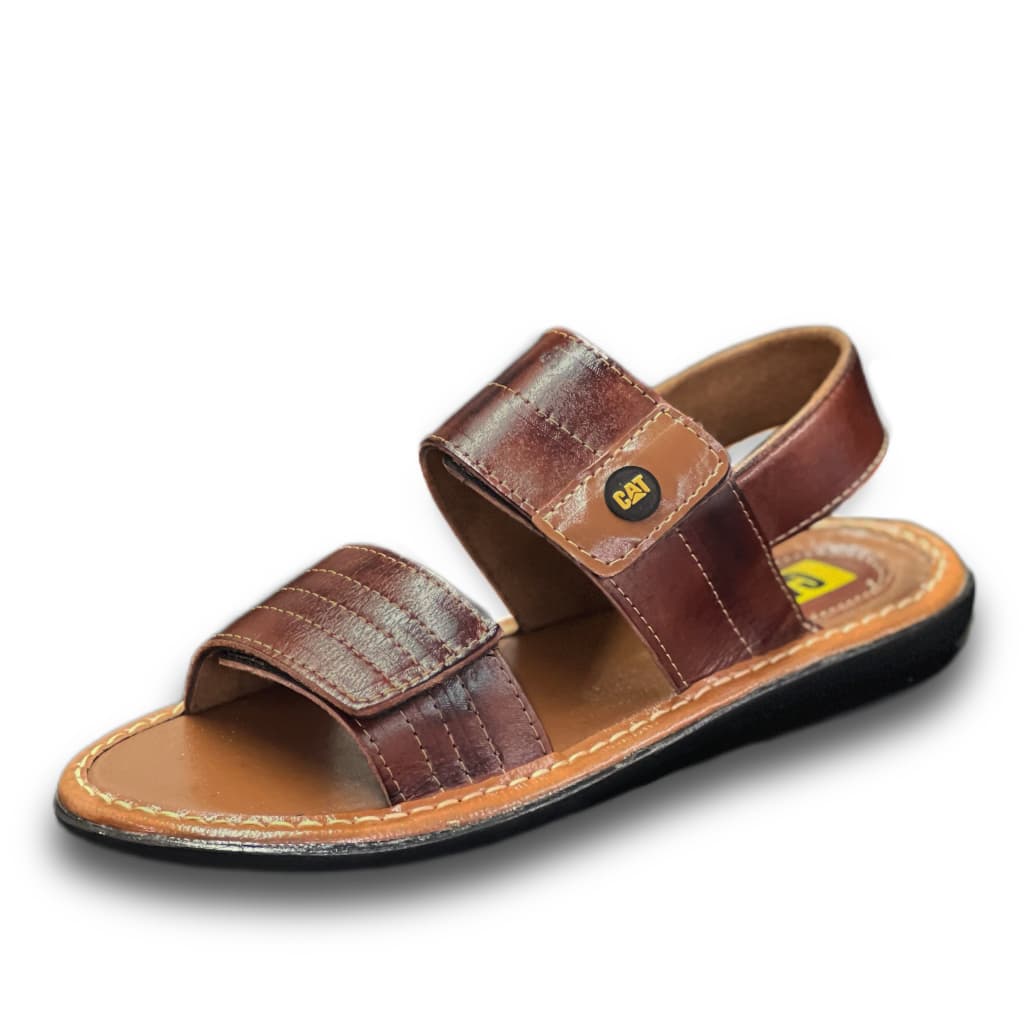 Sandalia Couro Legitimo Masculino Papete