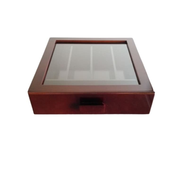 Caixa para Talheres Organizador de Talheres com Vidro Porta Talheres.