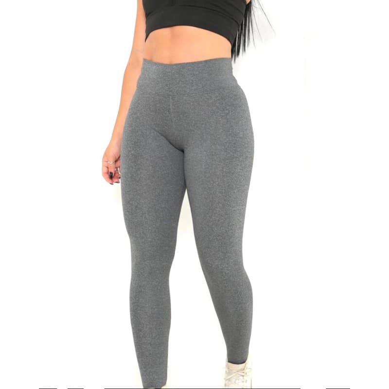 Calça Legging Feminina Calça Suplex De Ginástica  Calça Cintura Alta Academia