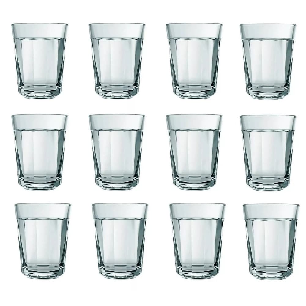 Jogo copos dose 45ml, vidro Mini Americano, p/cachaça e outras.