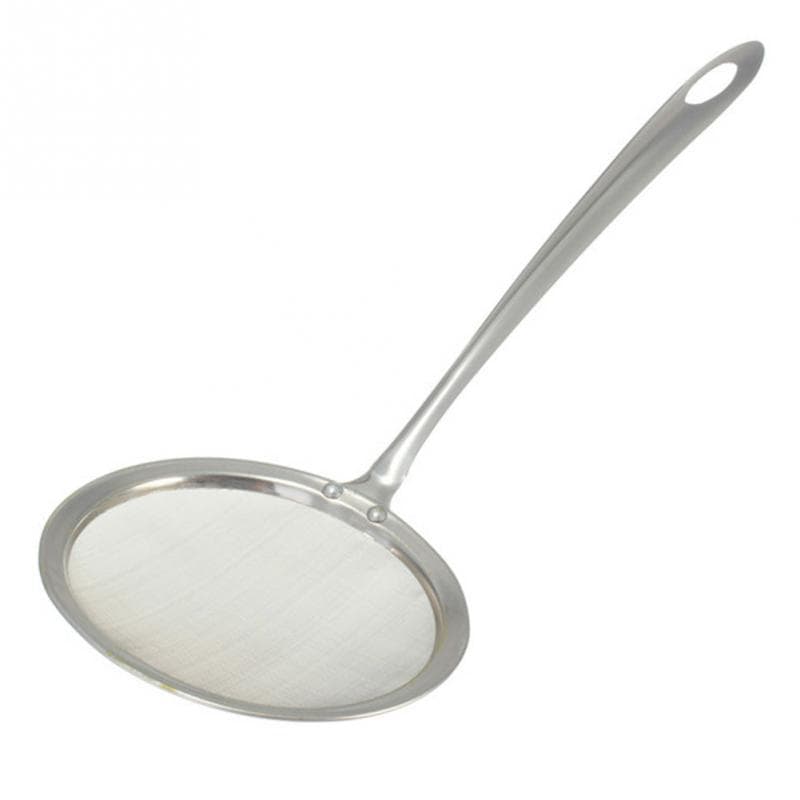 Peneira E Coador Aço Inox C/cabo E Tela De Malha Fina Kehome