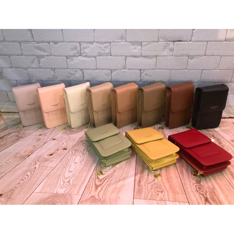 bolsa bag shoulder bolsa transversal porta celular com 2 divisórias Mini bag bolsa carteira