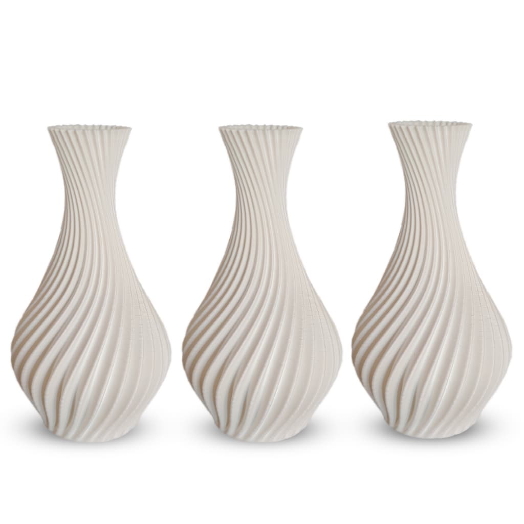 Vasos De Plantas Artificais - Jarro Espiral - Decoração Sala