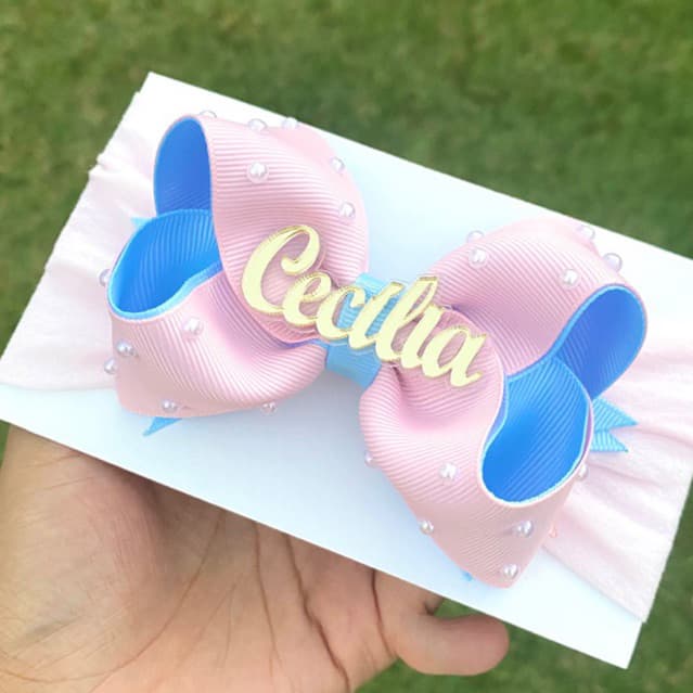 Laço para cabelo infantil G