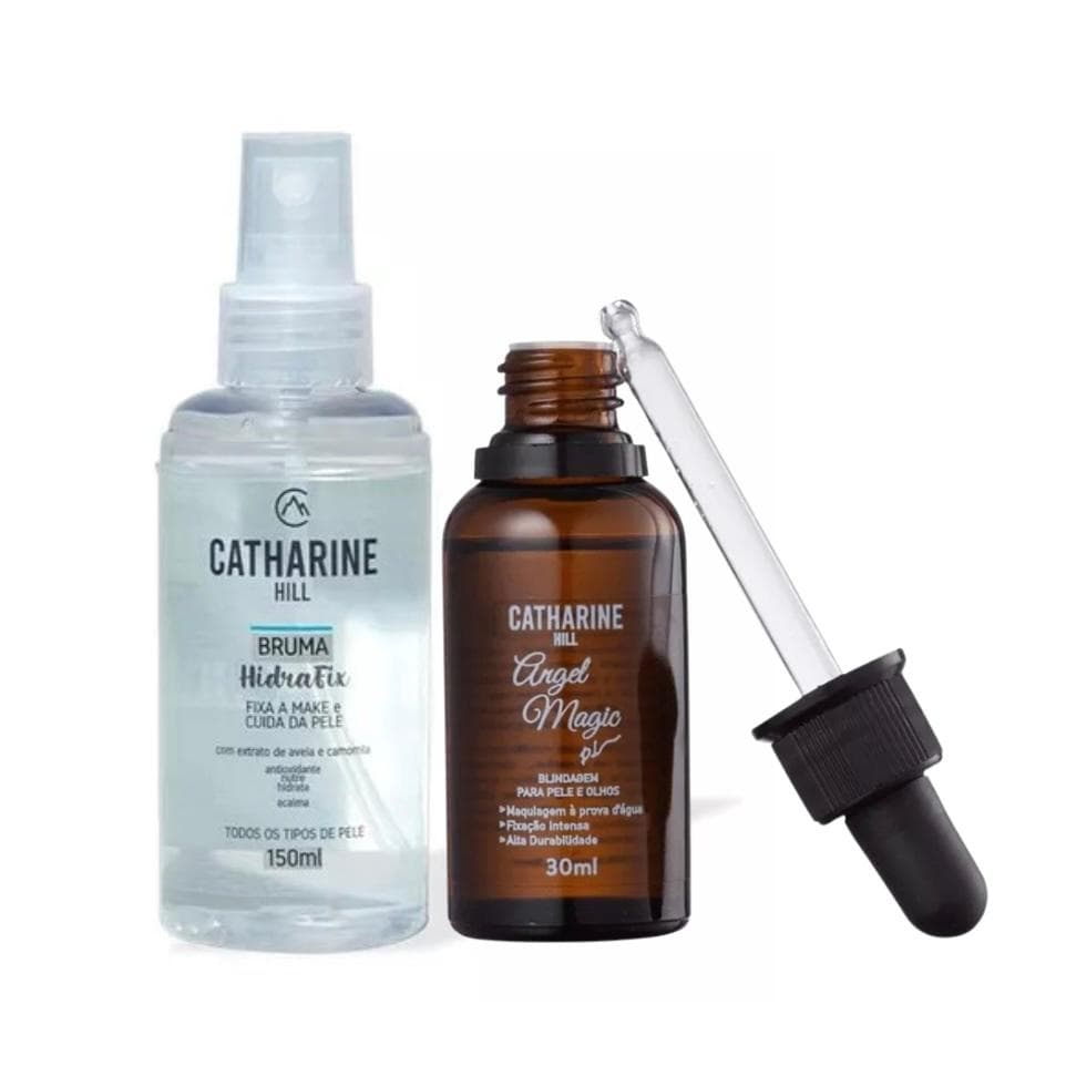 Diluidor Blindagem Pri Lessa + Fixador de Maquiagem Bruma Hidrafix Catharine Hill