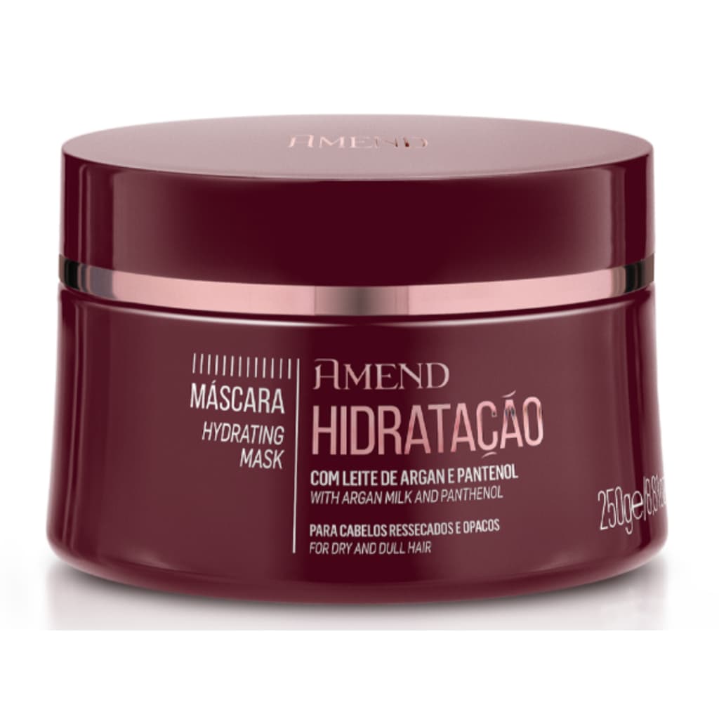 MÁSCARA AMEND ESSENCIAIS HIDRATAÇÃO 250G HYDRATING MASK