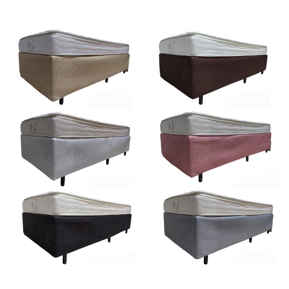 Saia Matelada Para Cama Box Casal Queen ultrawave - protetor box 180 fios - Luxo